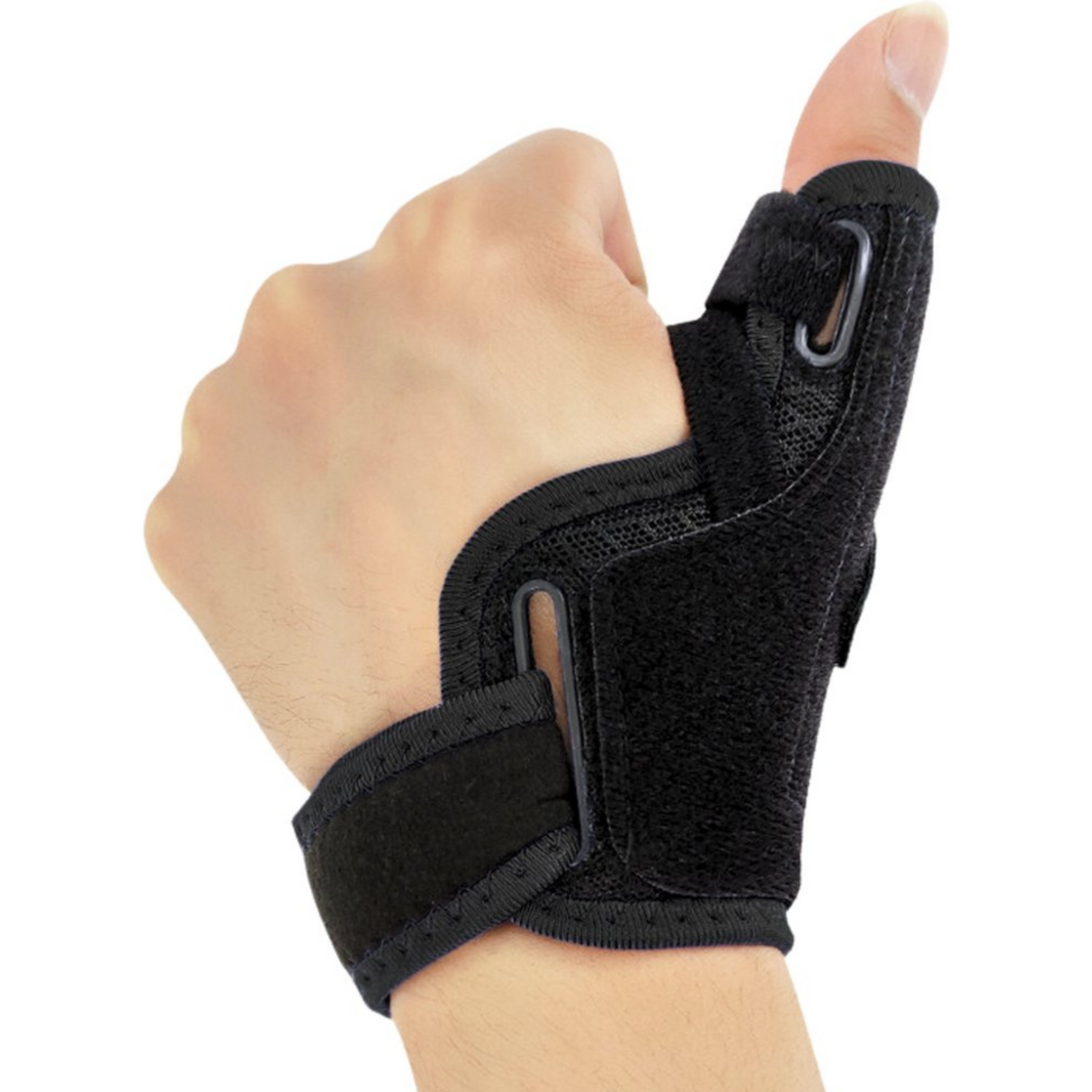 Duimbrace Universeel Dubbele Sluiting Zwart