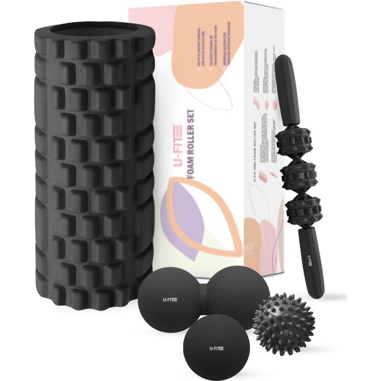 Foam Roller(33cm) 5 Delige Set