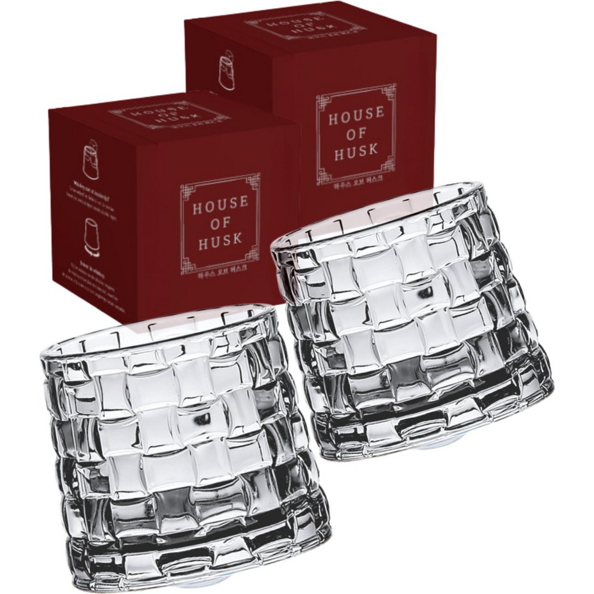 Premium Whiskey Glazen 270ml 'Square'