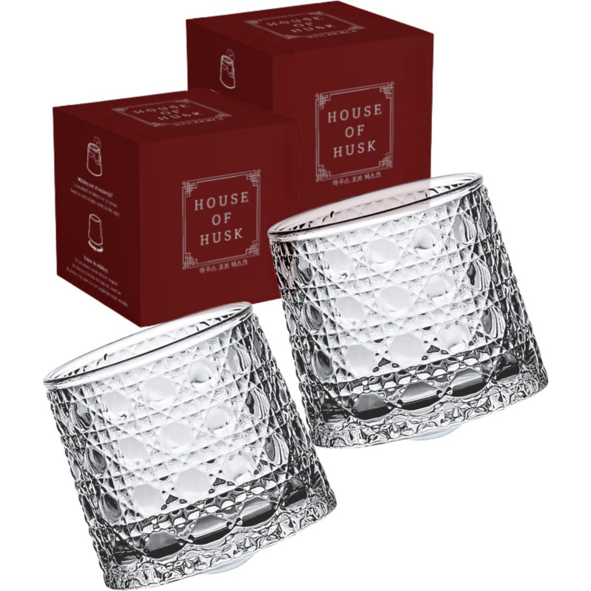 Premium Whiskey Glazen 270ml 'Bubble'