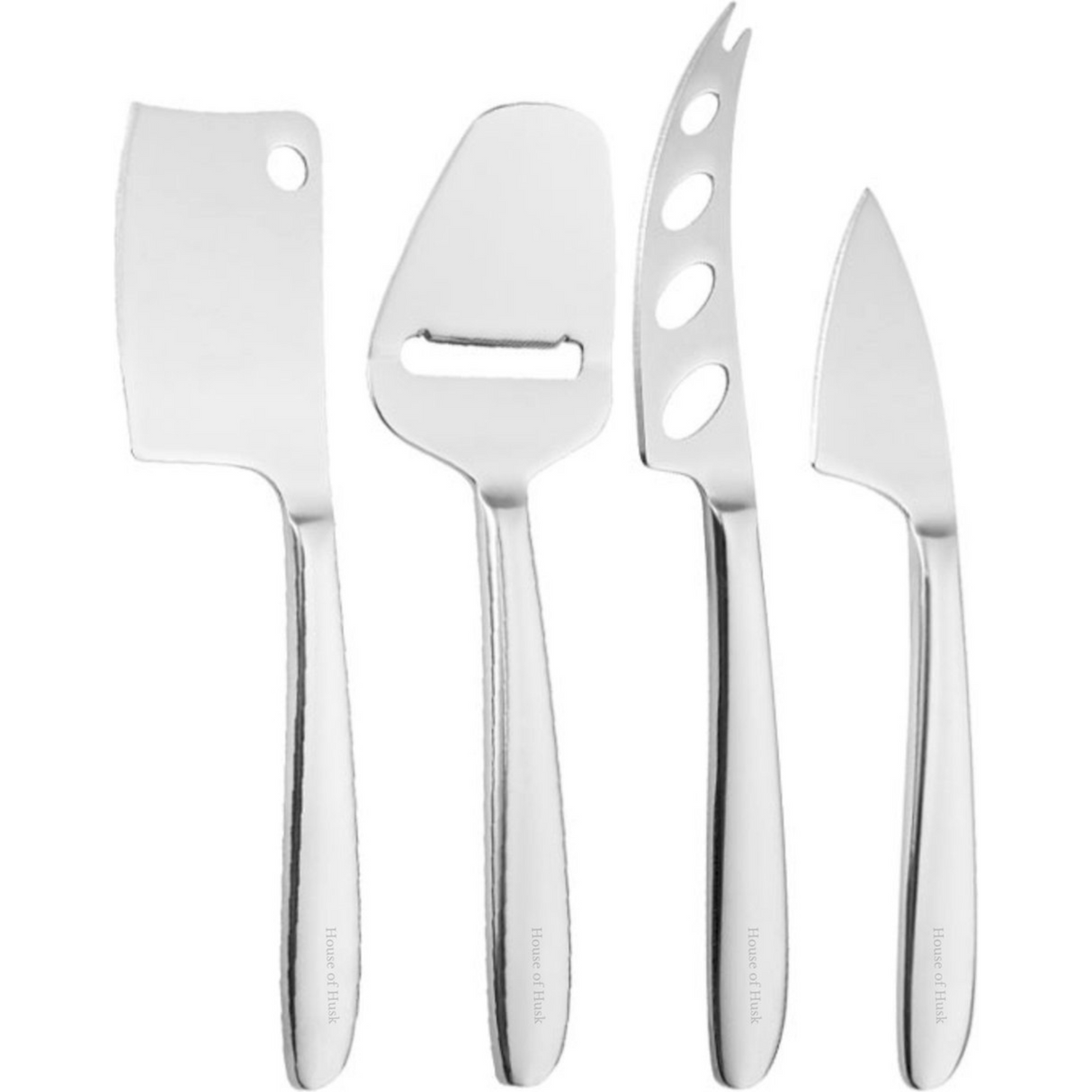 Kaasmessen Set 20cm Zilver