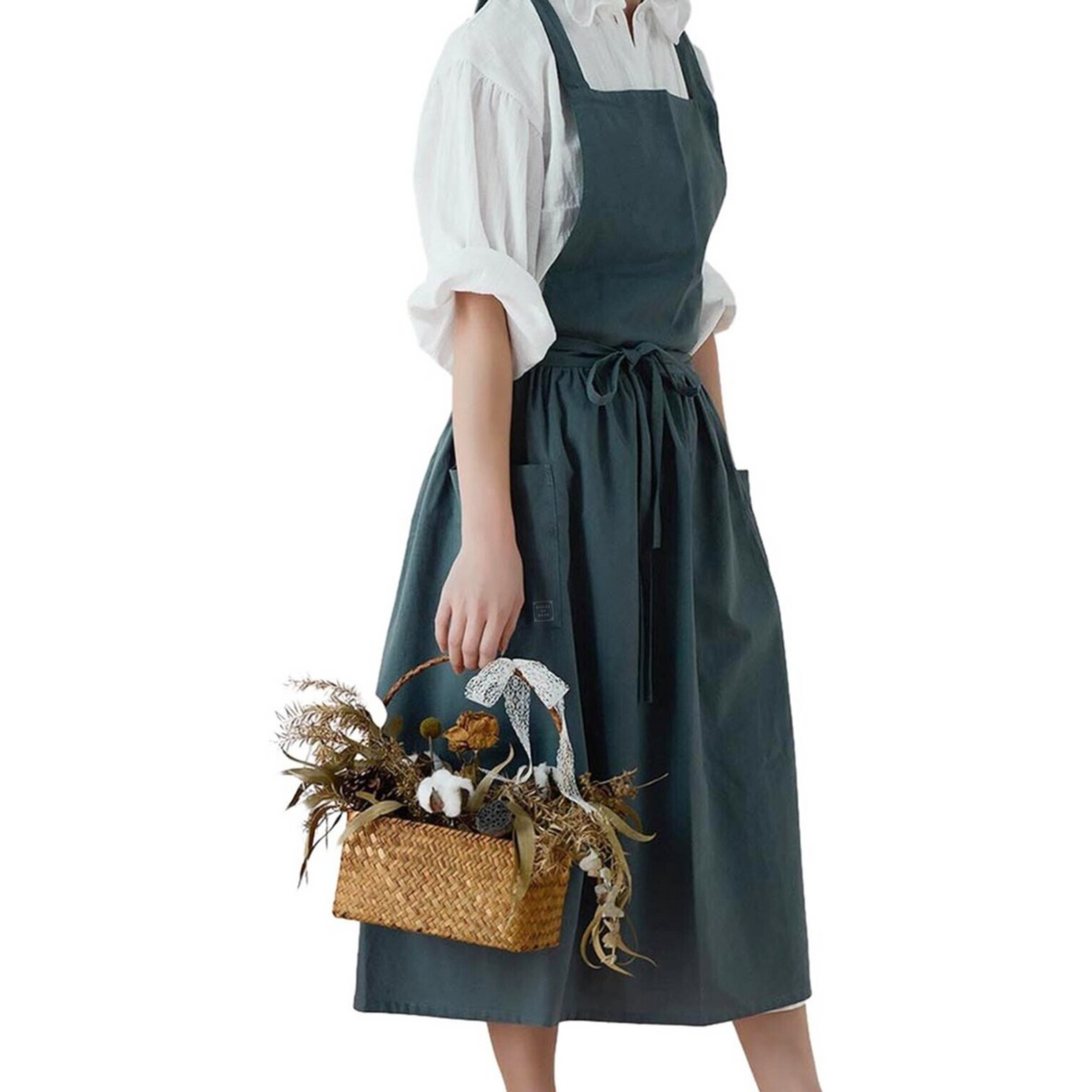 Keukenschort 'Ruffle' Blauw