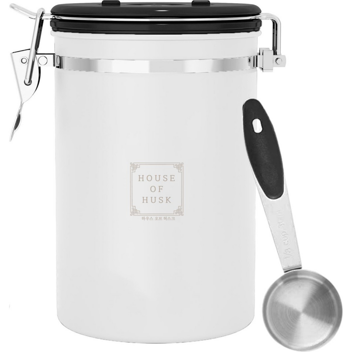 Koffieblik met CO² Ventilatie Wit