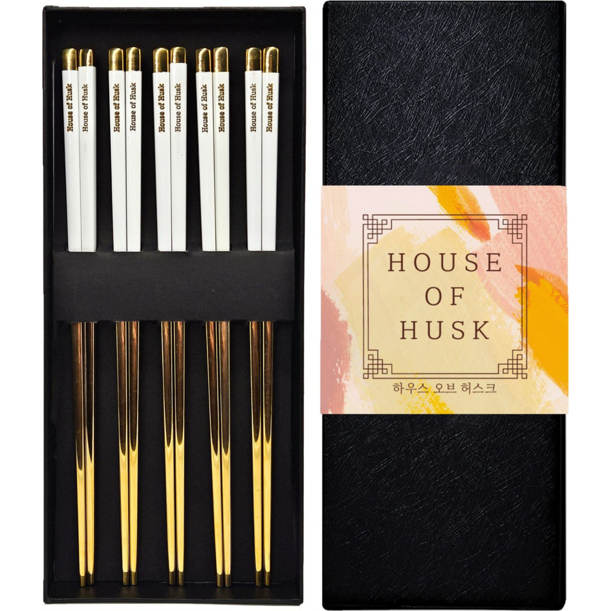 Duo Tone Chopstick Set Wit