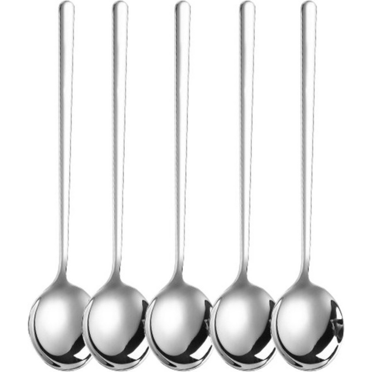 Koreaanse Eetlepel 5 Stuks Zilver