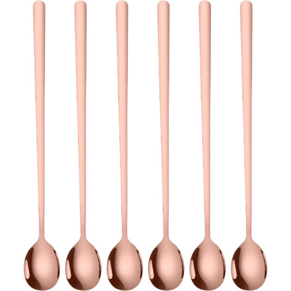 Macchiato Lepels 20cm Rose Goud 6 Stuks