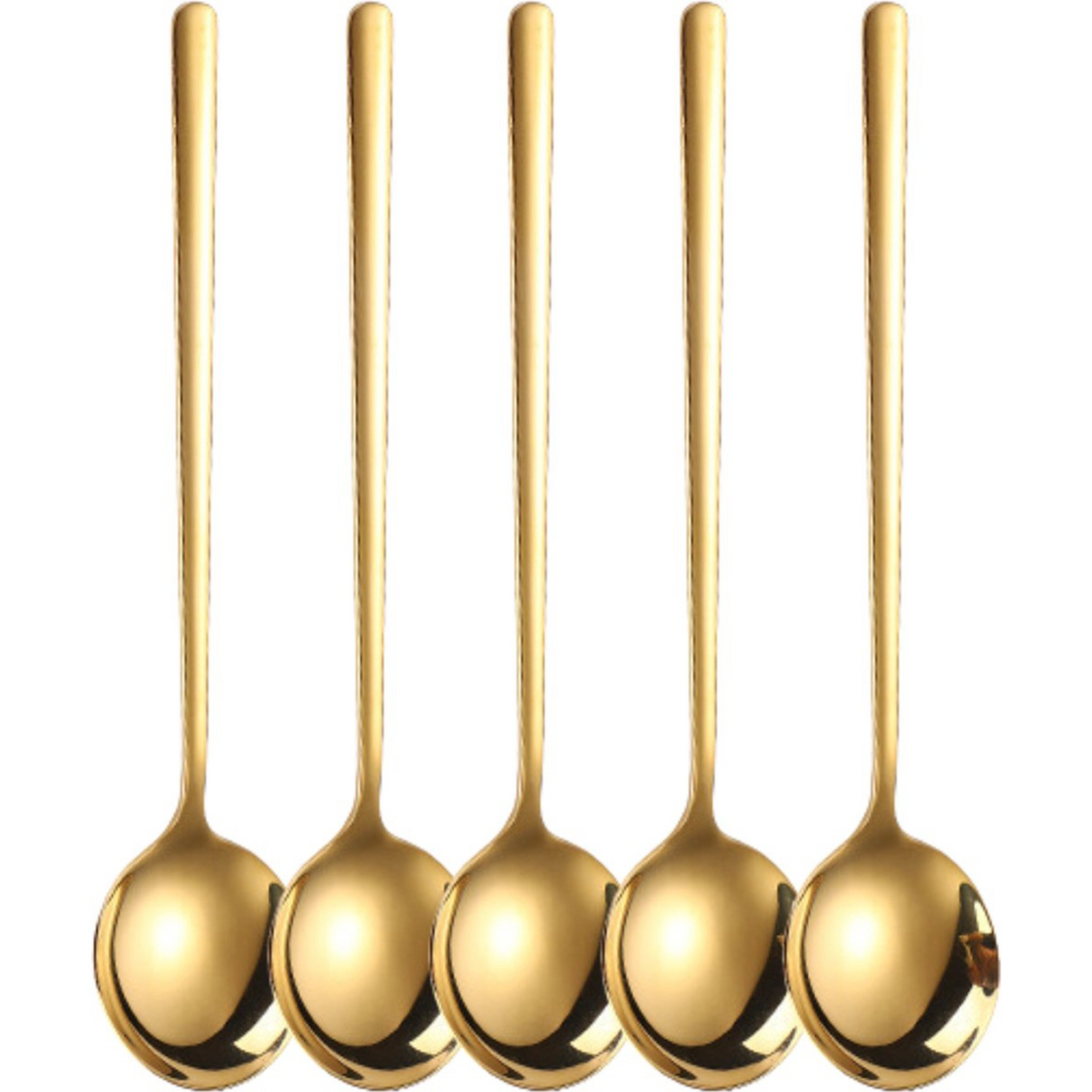 Koreaanse Eetlepel 5 Stuks Goud