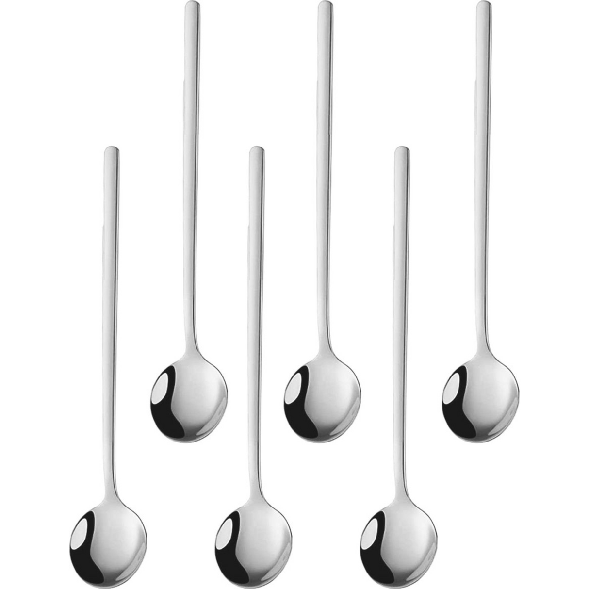 Theelepels 15cm Zilver 6 Stuks