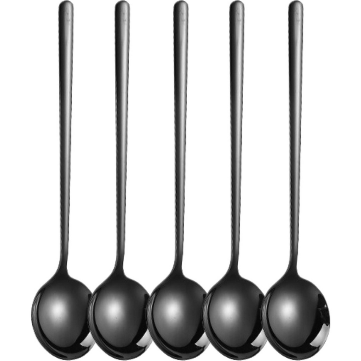 Koreaanse Eetlepel 5 Stuks Zwart