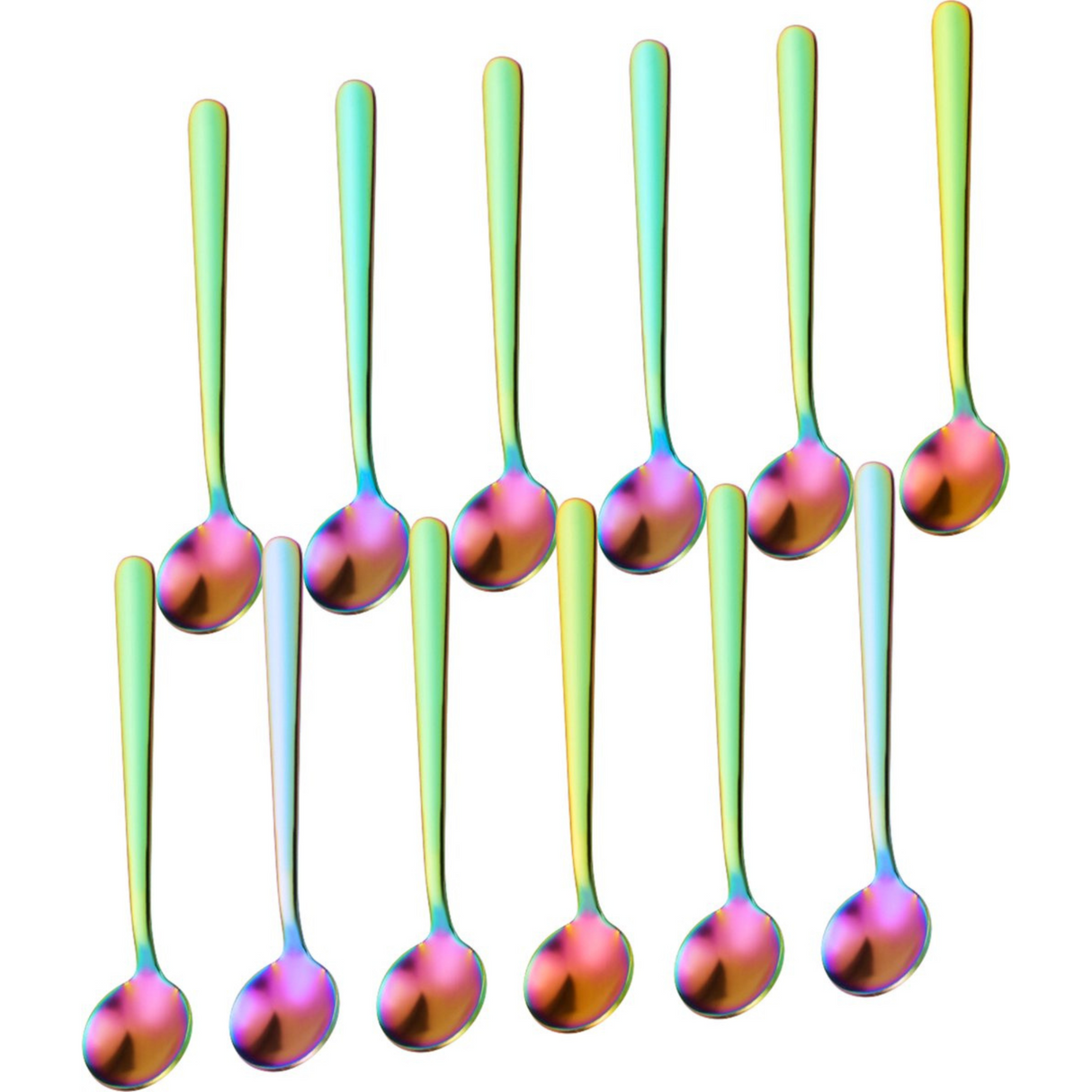 Koffielepels 13cm Multicolour 12 Stuks