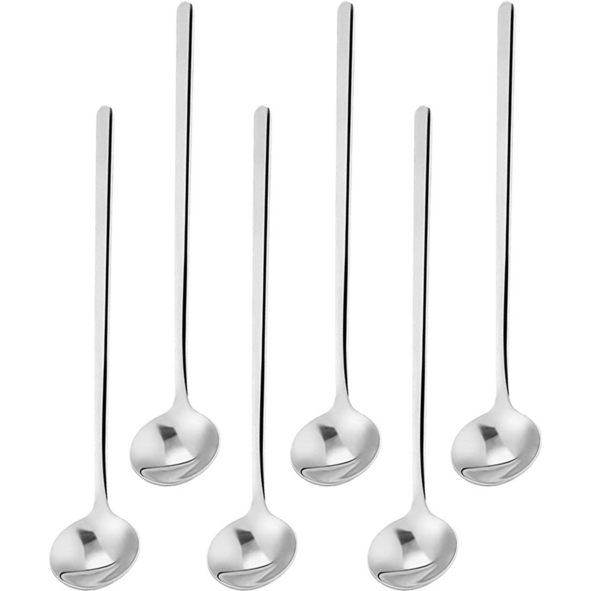 Theelepels 17cm Zilver 6 Stuks