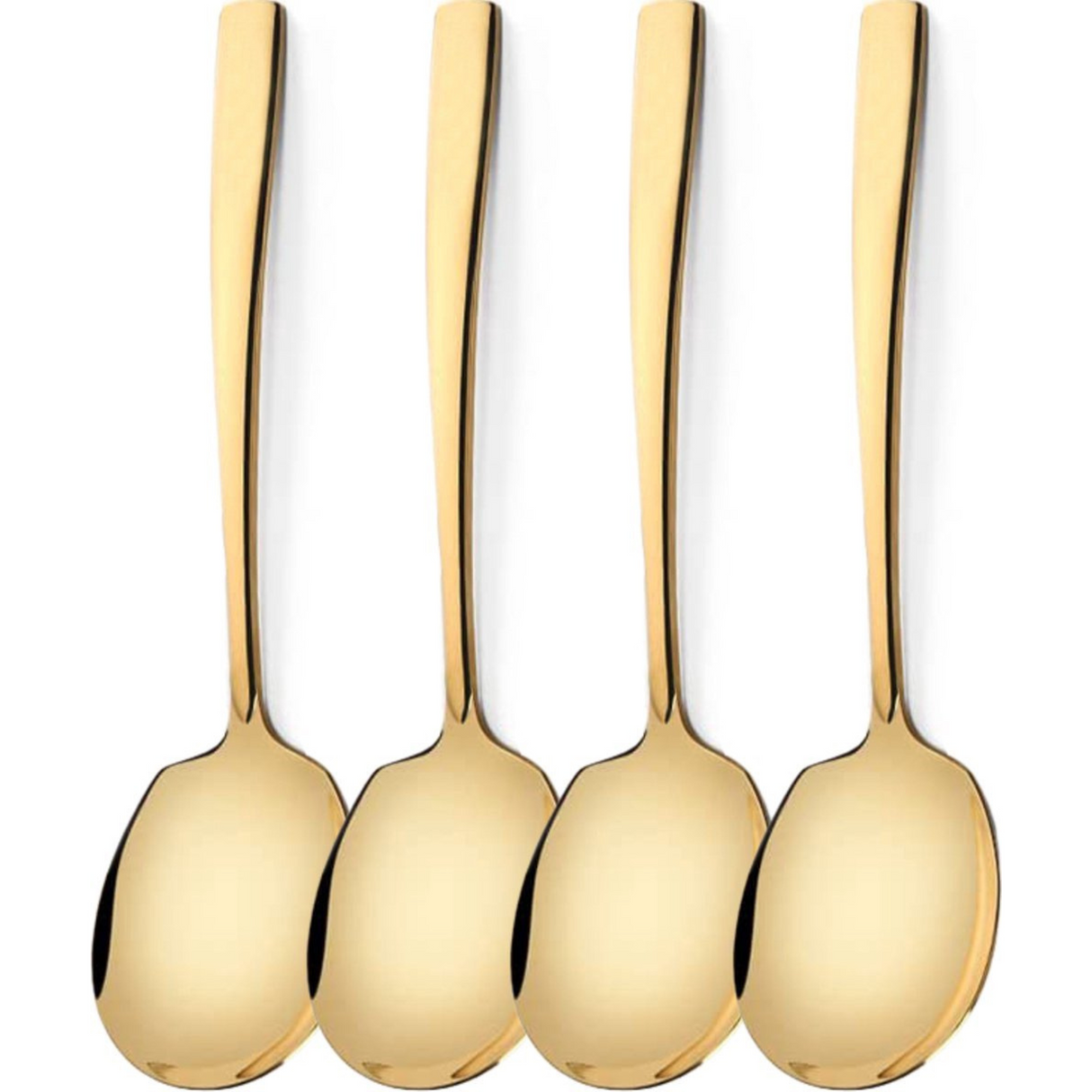 Opscheplepel 25.5cm Goud Set