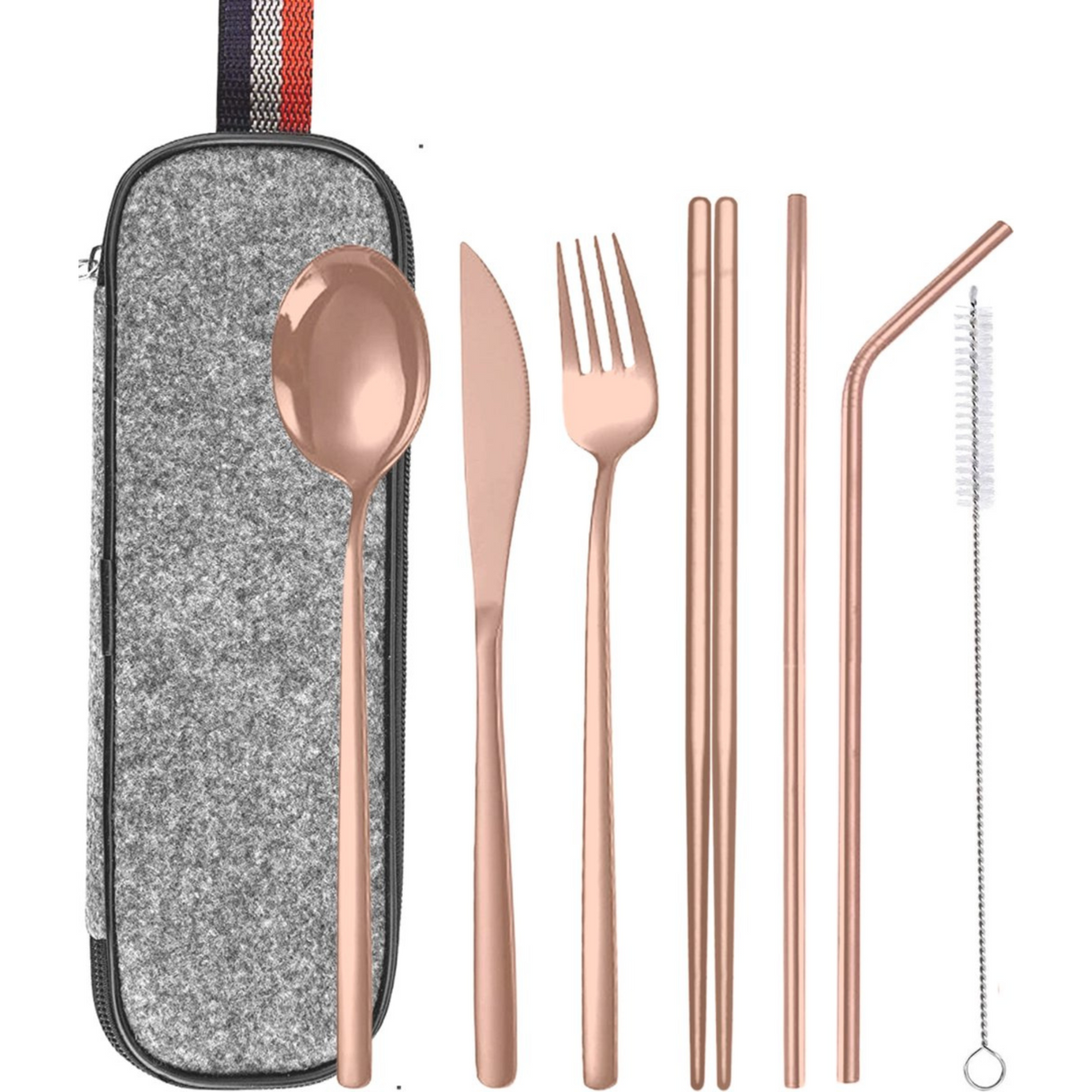 Reisbestek 7 Delig Rose Goud