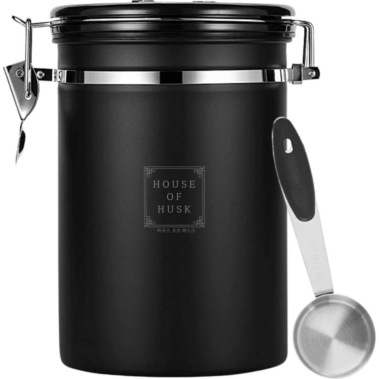 Koffieblik met CO² Ventilatie Zwart