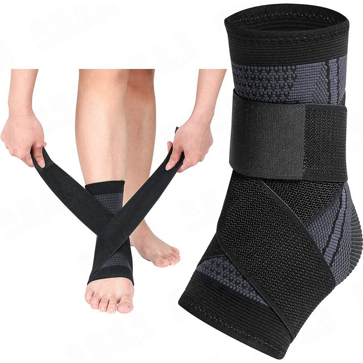 Enkelbrace Zwart 1 Stuk