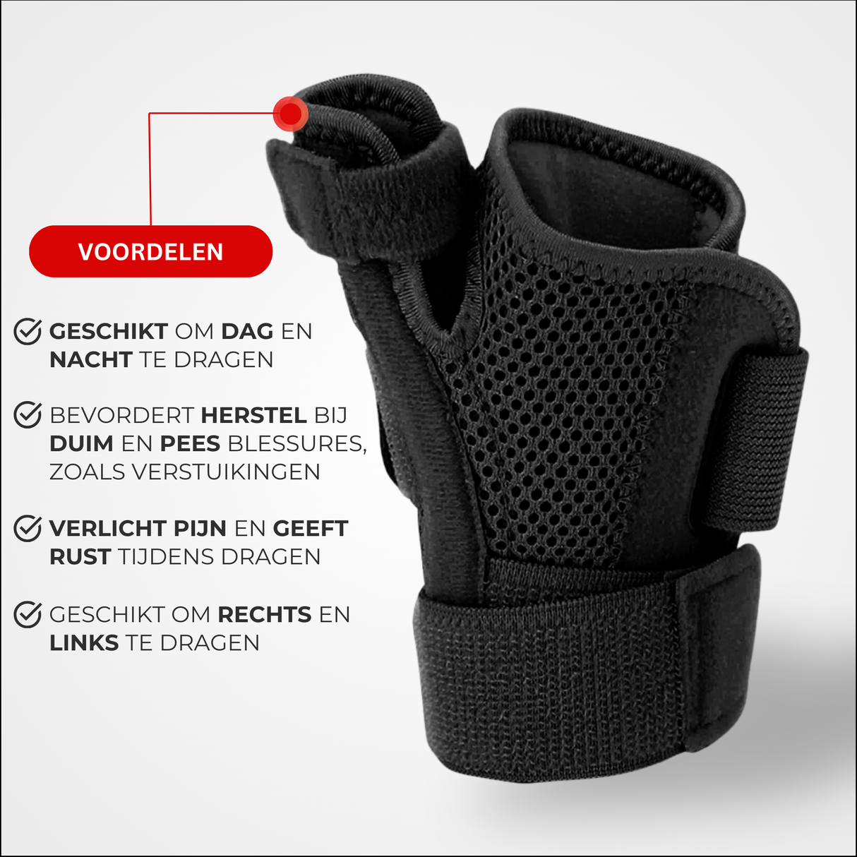 Duimbrace Zwart