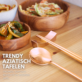 Chopstick Set Rose Goud