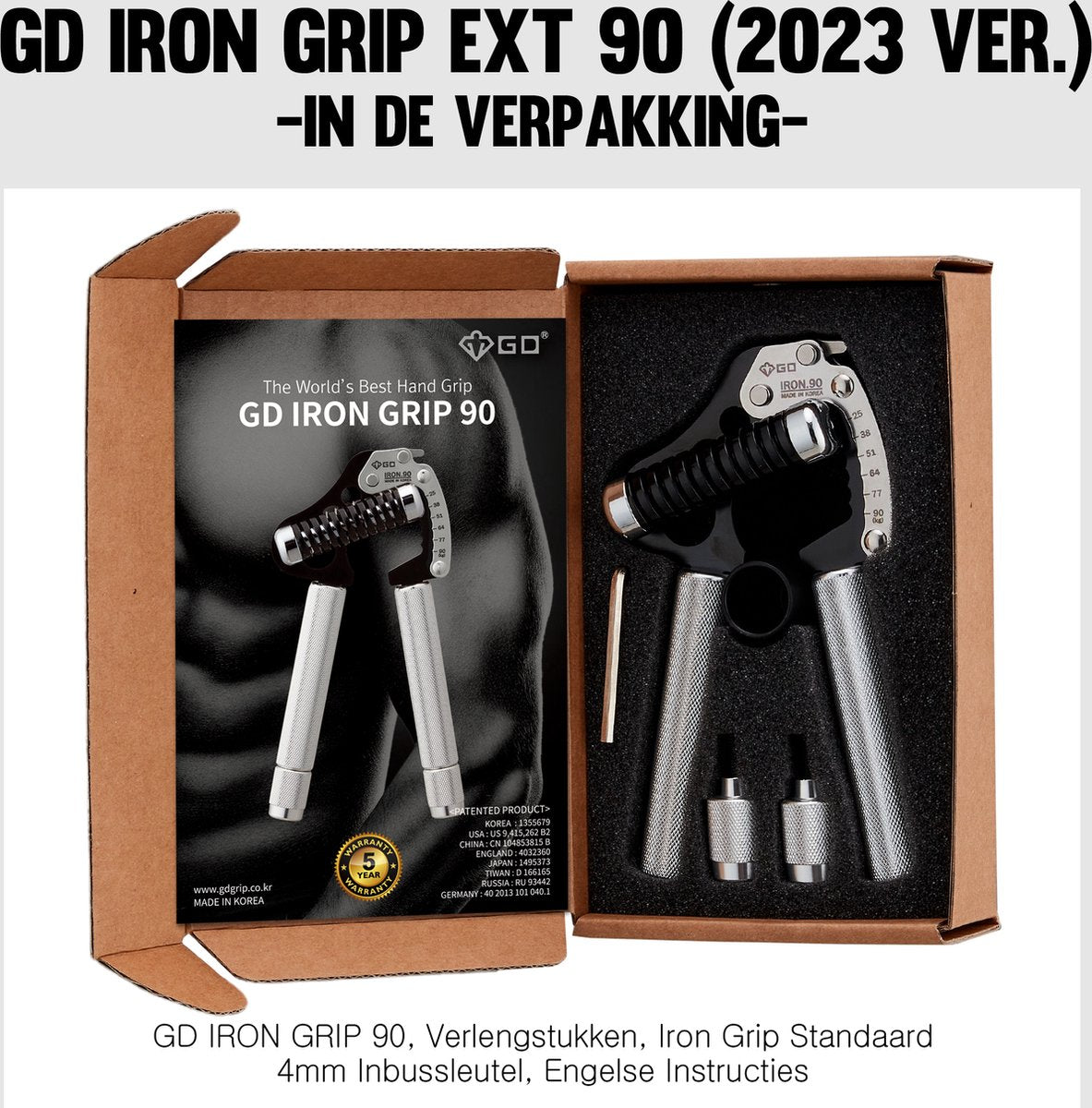 GD Iron Grip EXT 90 Handtrainer – Modun