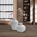 Keramieke Vazen Set Klein 5 Stuks Wit