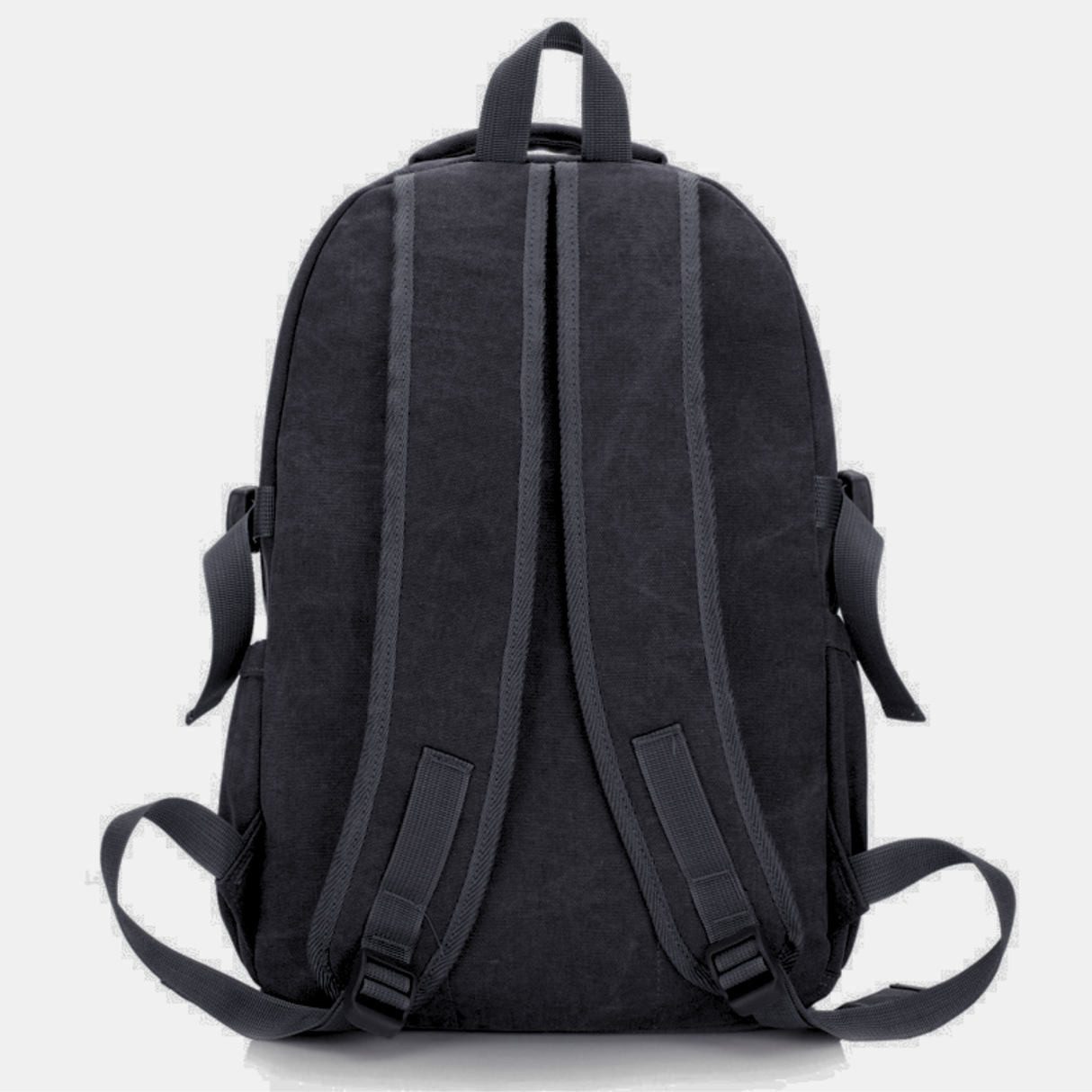 Canvas Laptop Rugzak 15.6inch 24L Zwart