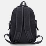 Canvas Laptop Rugzak 15.6inch 24L Zwart