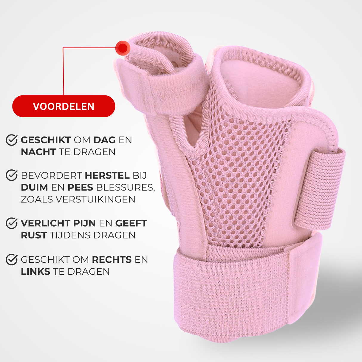 Duimbrace Roze