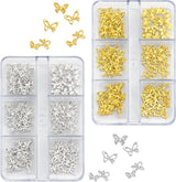 Nagel 3D Vlinder Glitter Set