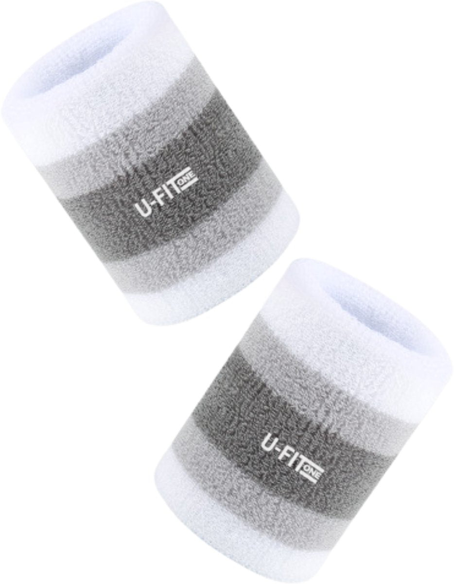 Zweetbandjes 2 Stuks Grijs