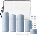 Reisflesjes met Etui Licht Blauw