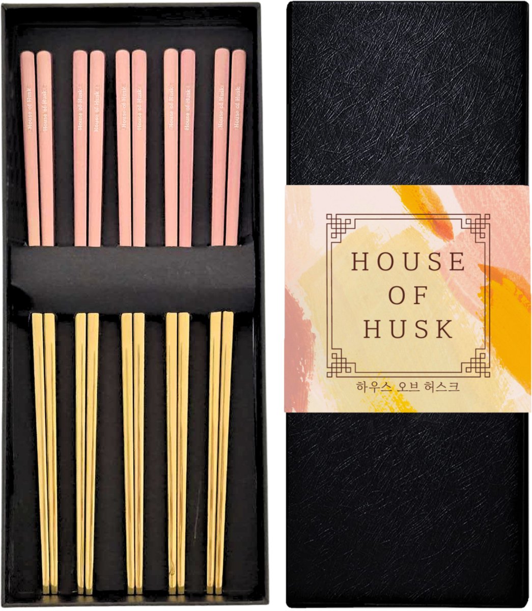 Chopstick Set Roze Goud