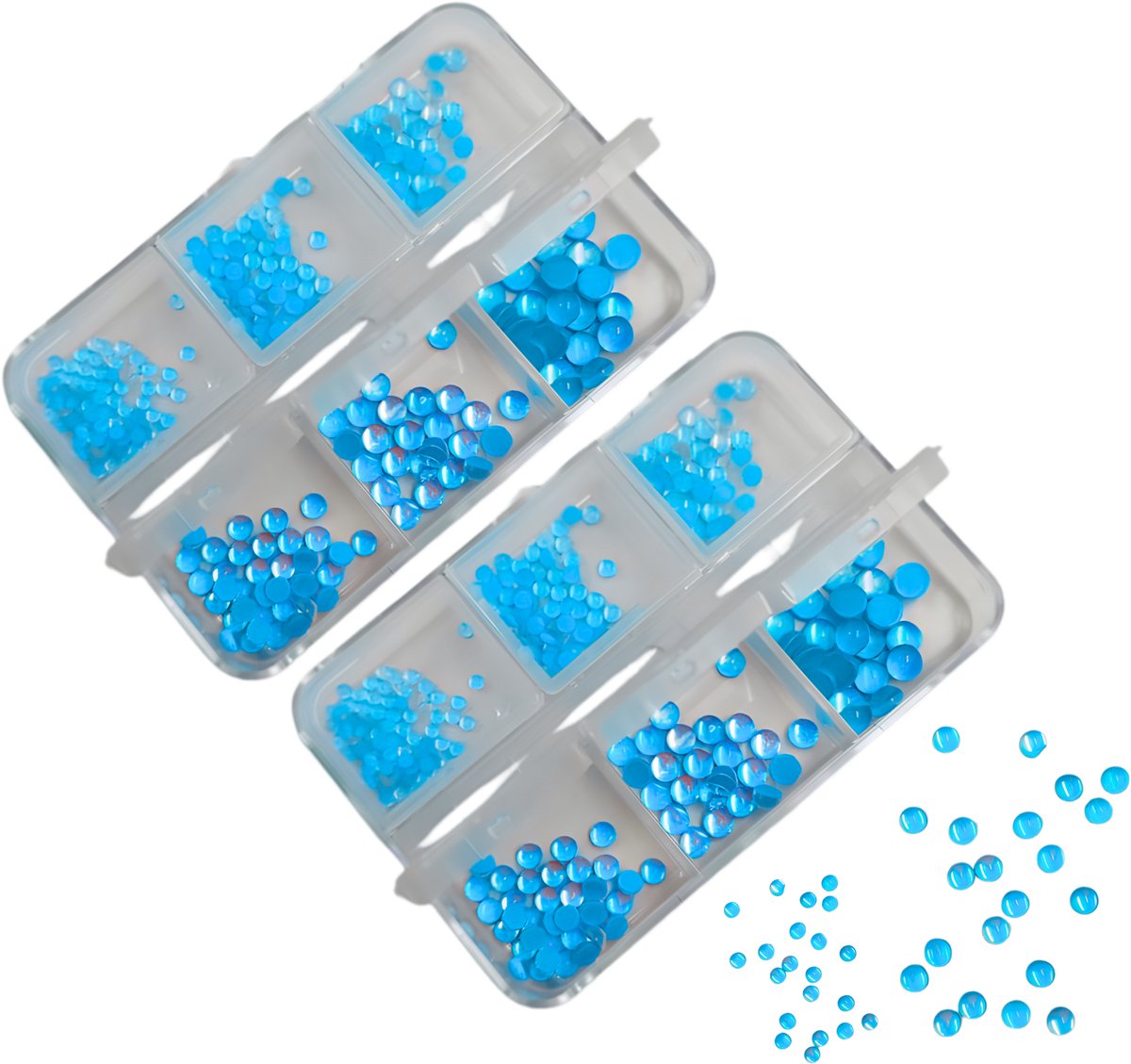 Nagel Glitter Art 2 Set Nr. 03 Ocean Blue