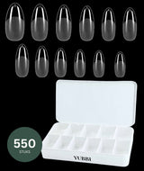 YUBBI Soft Gel Tips Medium Almond 550 Stuks