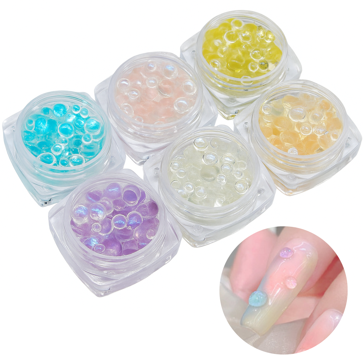Bubble Nail Art Set 12pcs
