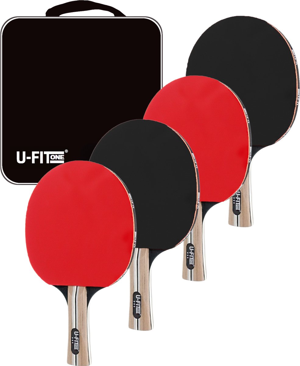 Premium Tafeltennis Batjes 4 Stuks 3 Star