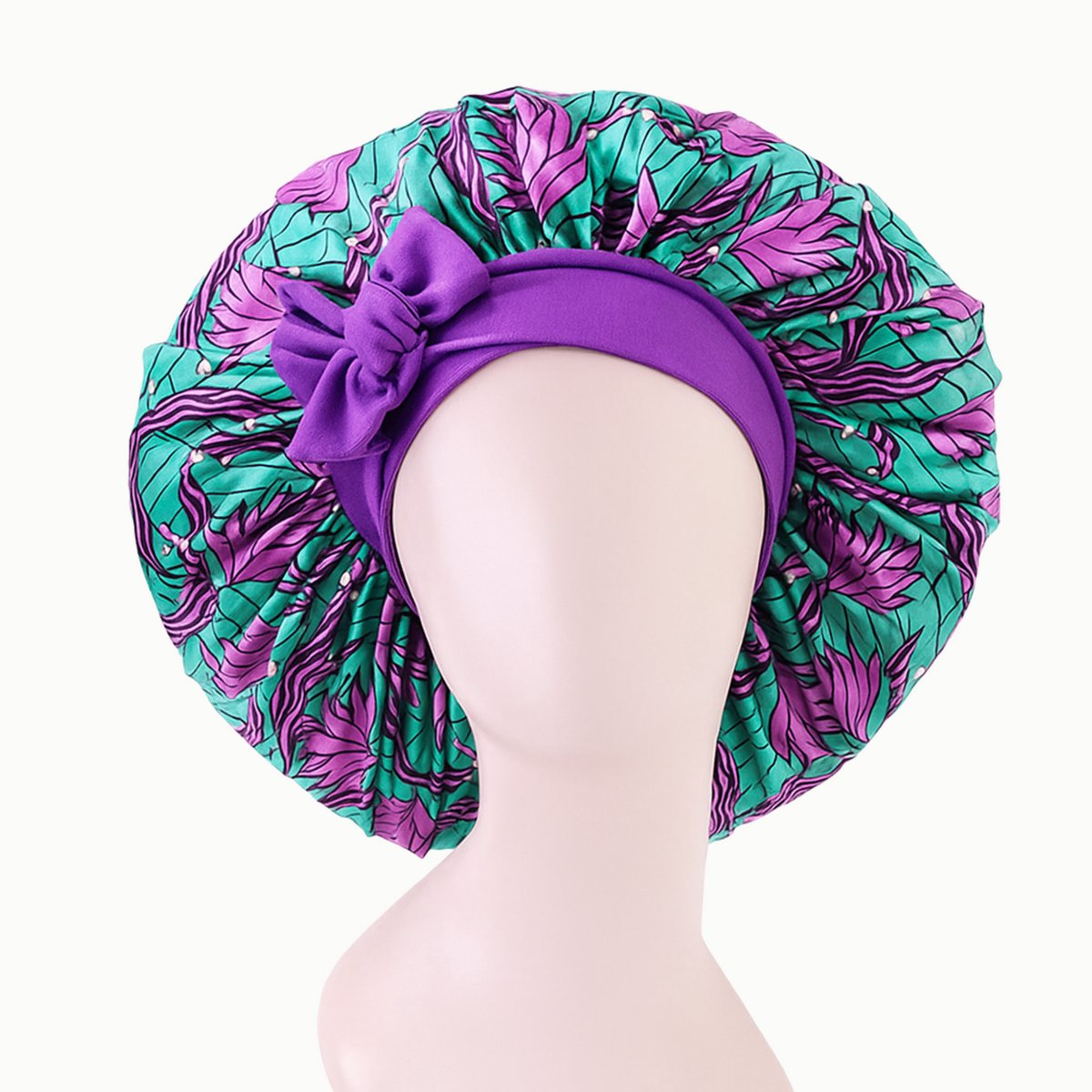 Bonnet XL Slaapmuts Paars