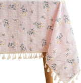 Tafelkleed Roze Gebloemd 140x240cm