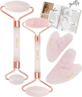 Gua Sha Set Rozenkwarts