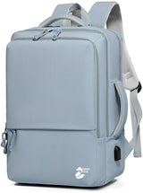 Laptop Rugzak USB 17inch 30L Licht Blauw