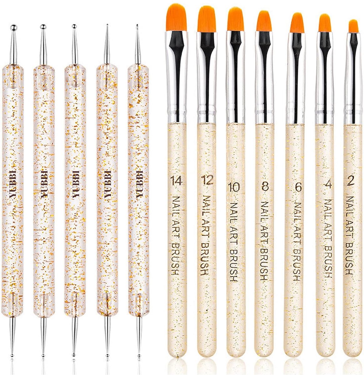 12 delige Nail Art Penselen Set