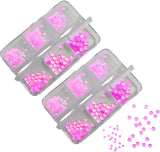 Nagel Glitter Art 2 Set Nr. 08 Hot Pink