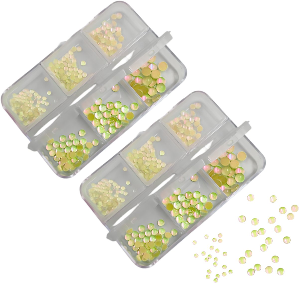 Nagel Glitter Art 2 Set Nr. 09 Buttermilk