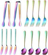 14 Delige Mini Serveerset Multicolor