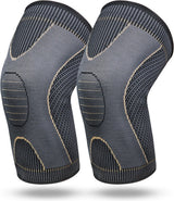 3D Compressie Kniebrace Grijs 1 Paar