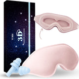 Satijnen 3D Slaapmasker met Geluidsdempende