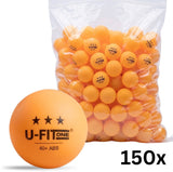 Pro 150ballen Tafeltennisballen 3 Star Oranje