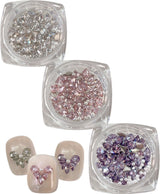 3D Nagel Glitter 3 Kleruen Set