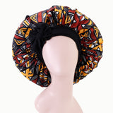 Bonnet XL Slaapmuts Zwart Rood