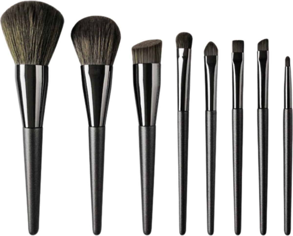 8-delige Make Up Borstels