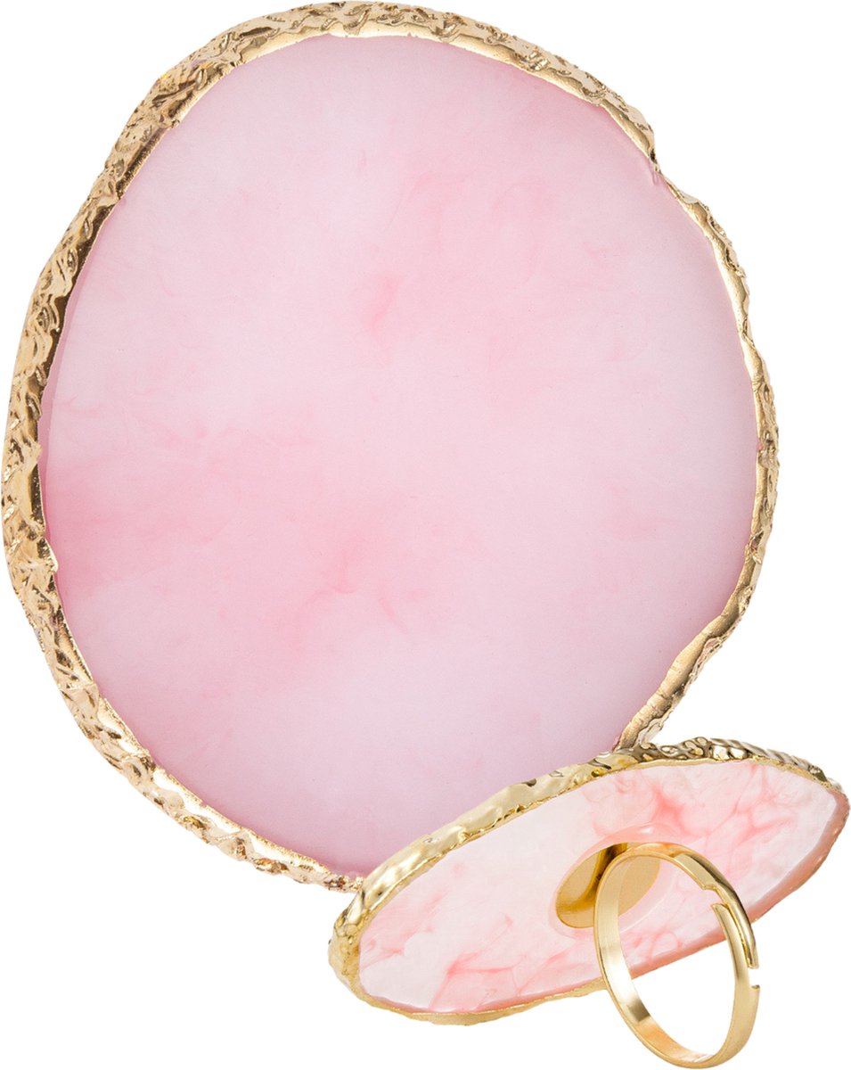 Mixing Palette en Ring Set Roze
