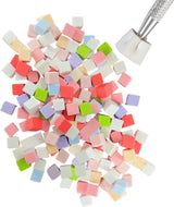 Gradient Ombre Nail Art Sponzen 500 Stuks Meerkleurig